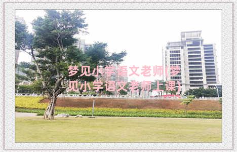 梦见小学语文老师(梦见小学语文老师上课)